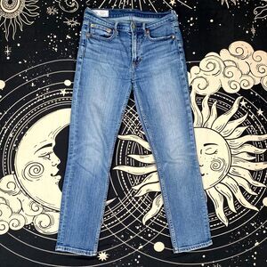 Vintage Gap Jeans Women's 2 Blue Cotton Denim Straight Workwear Travel Retro
